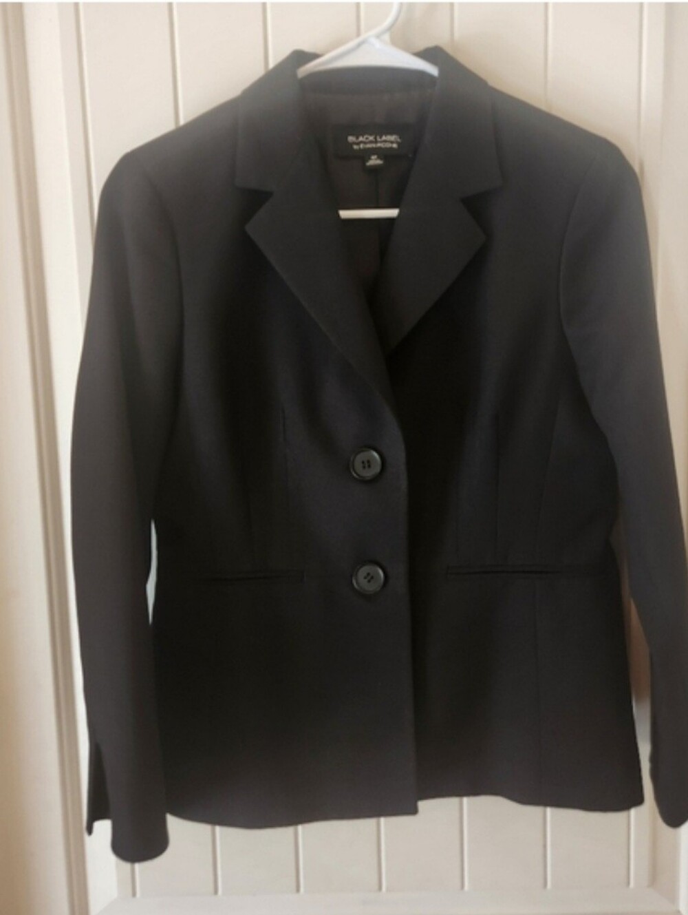 Evan-Picone Black Label Petite Two-Button Black 🖤 Blazer, EUC, Size: 4P - Picture 3 of 4